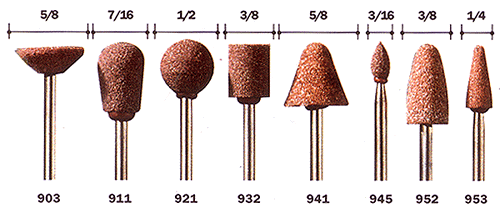 Mounted Emery Wheel Point -- 5/8"