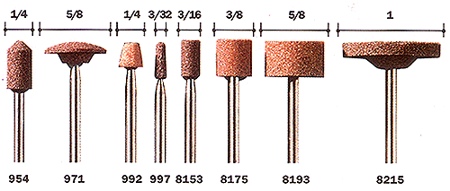 Mounted Emery Wheel Point -- 1/8"