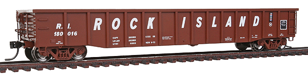 Thrall 2244 15-Panel Gondola w/Heavy Top Chord - Ready to Run -- Rock Island #180016 (Boxcar Red, white, Slanted Billboard Lettering)