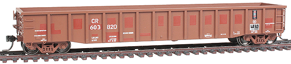 Thrall 2244 15-Panel Gondola w/Heavy Top Chord - Ready to Run -- Conrail #603820 (Ex-Rock Island Repaint, Boxcar Red, No Logo)