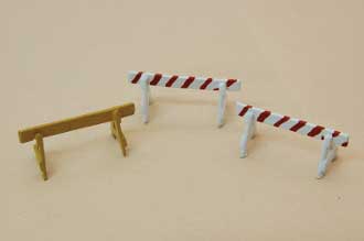 Barricades -- Unpainted Metal Castings pkg(3)
