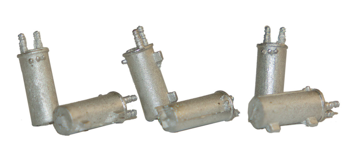 Telephone Pole Transformers -- Unpainted pkg(6)