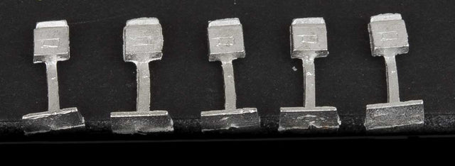 Letter Boxes -- Unpainted Metal Castings pkg(5)