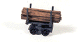 18" Gauge Mining Equipment -- Timber Car