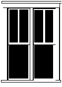 Plastic Double-Hung Windows -- Double pkg(2)