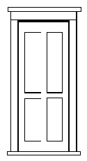 Plastic Doors -- Four Panel