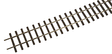Nonweathered Flex-Trak(TM) - 3' Long Sections pkg(6) -- Code 83