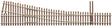 Code 83 Ladder Track System Turnout -- #5a Right Hand Standard