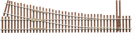 Code 83 Ladder Track System Turnout -- #5b Right Hand Curved Diverging Track