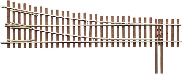 Code 83 Ladder Track System Turnout -- #5c Right Hand Lead Ladder