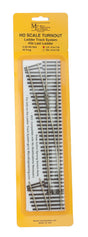 Code 83 Ladder Track System Turnout -- #5e Left Hand Last Ladder