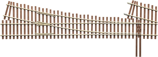 Code 83 Ladder Track System Turnout -- #5e Right-Hand Last Ladder