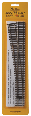 Code 70 No. 6 Turnout - Flex-Track(TM) -- Left-Hand