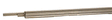 Code 250 Nickel Silver Rail Only -- 6' Sections pkg(8)