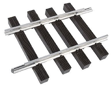 G-Trak Straight Track Code 250 Aluminum Rail -- 4.2" Long