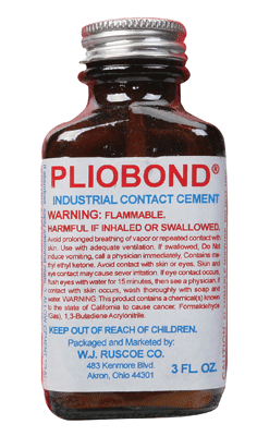 Pliobond Adhesive - Bottle w/Brush Top -- 1/2 US Pint