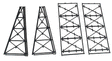 Tall Steel Viaduct Tower -- Two 4-Story Bents