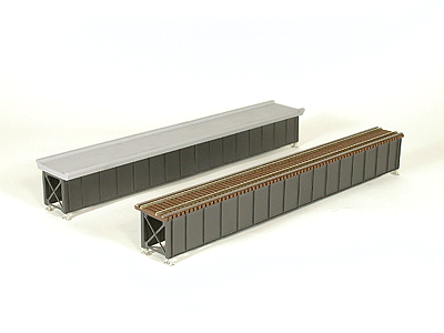 Deck-Girder Bridge w/Open Deck -- Kit - Scale Length: 85'  25.9m