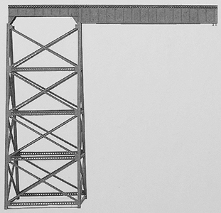 Tall Steel Viaduct Length Extension -- 120'