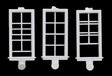 Windows -- 8-Pane, 28 x 64"  71.1 x 163cm pkg(8)