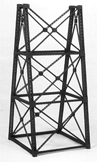 Tall Steel Viaduct Tower -- 10" High