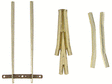 Turnout Parts Kit -- For #6 Code 55 Turnouts
