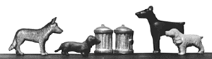 Dog Assortment -- Painted