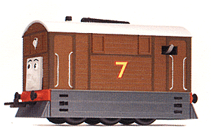 Thomas the Tank Engine & Friends - Wind-Up Toy Train Locomotive -- Toby the Tram (For Use on "Stay Connected" Plastic Track)