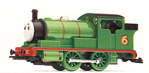 Thomas the Tank Engine & Friends - Wind-Up Toy Train Locomotives -- Percy (0-4-0T Steam Loco)