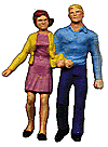 Pedestrians -- Walking Couple
