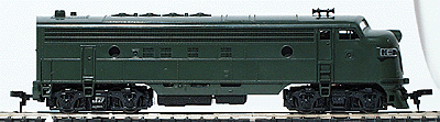 Diesel EMD FP7A Powered -- Undecorated w/Single Headlight