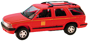 Emergency - Fire Dept. Vehicles - 1997 Chevy Blazer -- Fire Chief