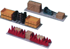Modular Loads Assortment 1 (Power Generator,Combine Cornheads, Grain Boxes)