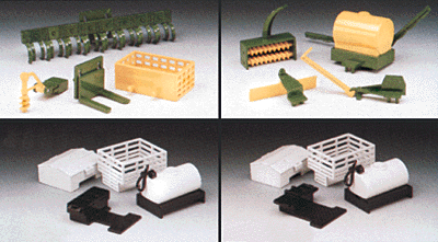 Farm Country Vehicle Accessories Assortment -- Plastic Details for Tractors, Ford & GMC Pick-Ups