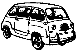 Automobile Fiat -- 600 Multipla