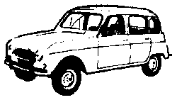 Automobile Renault -- 4-L Station Wagon