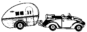 Camper -- Car w/Camping Trailer-1