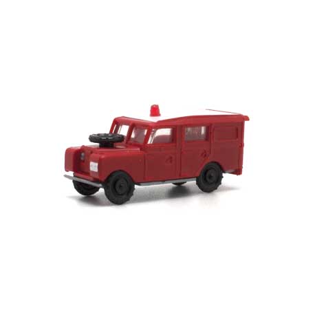 Land Rover - Assembled -- Fire Department (red)