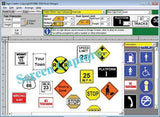 Highway & Railway Sign Creator Software CD-2