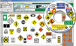 Highway & Railway Sign Creator Software CD-1