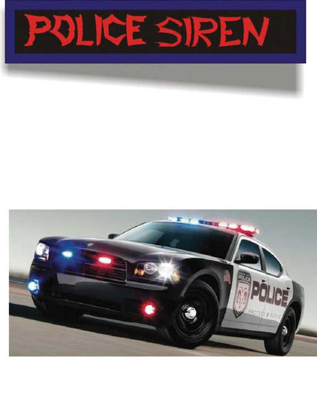 Police Siren Sound w/Speaker and Compact Switch -- 12 - 18 Volt AC/DC-2