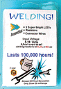 Welding LEDs - Universal 9-19V AC, DC & DCC pkg(3) -- 3mm