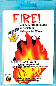 Universal Input -- 18V 5mm LEDs Fire Kit-1