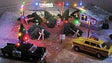 Multicolor Flashing LED Chip Light String -- 12 Lights 12-19V DC or AC-1