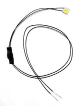 Mega Chip LED High Brightness SMD Style w/8"  20.3cm Wire Leads -- Warm White 3/16 x 3/16 x 1/16"  5 x 5 x 2mm 7-19V AC or DC pkg(5)-1