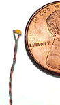 Nano Chip LED w/8"  20.3cm Wire Leads - 7-19V AC or DC pkg(5) -- Green-1
