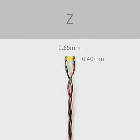 "Z" LED 7-19V AC/DC w/8" Wires 5-Pack -- Blue
