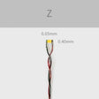 "Z" LED 7-19V AC/DC w/8" Wires 5-Pack -- Green