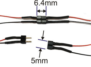 Pre-Wired Pin Connectors - 10 Pairs