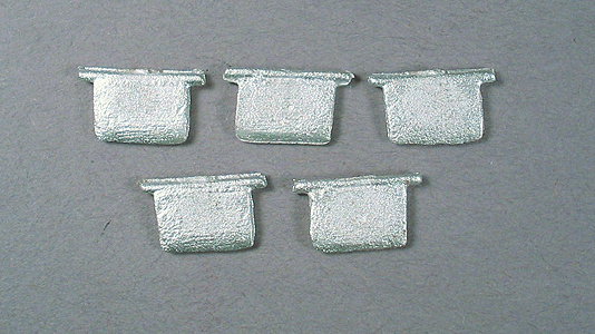 36 x 21" Rudder (Unpainted Metal Casting pkg(5)